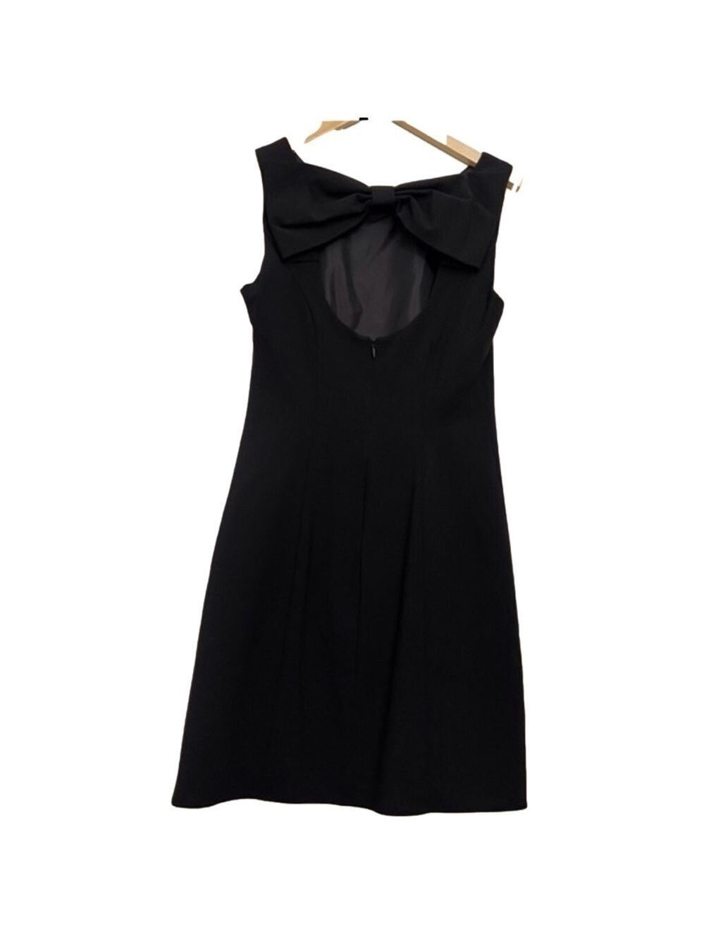 ZARA little black dress open back buckle sleeveless medium flattering film noir